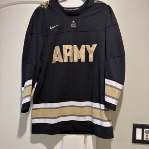 Nike Black and Gold ARMY Jersey